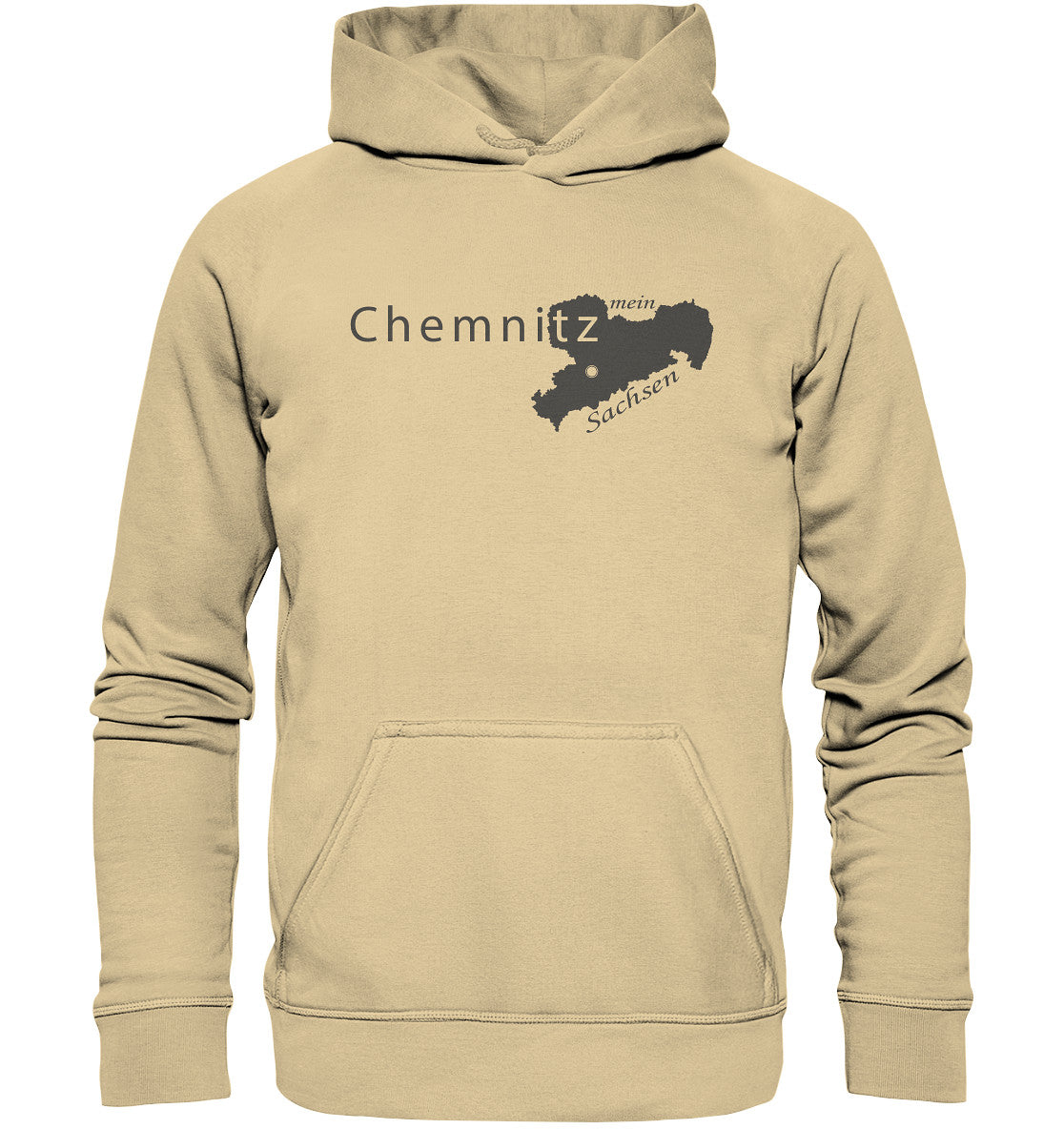 chemnitz - mein sachsen - heimatstadt - basic unisex hoodie