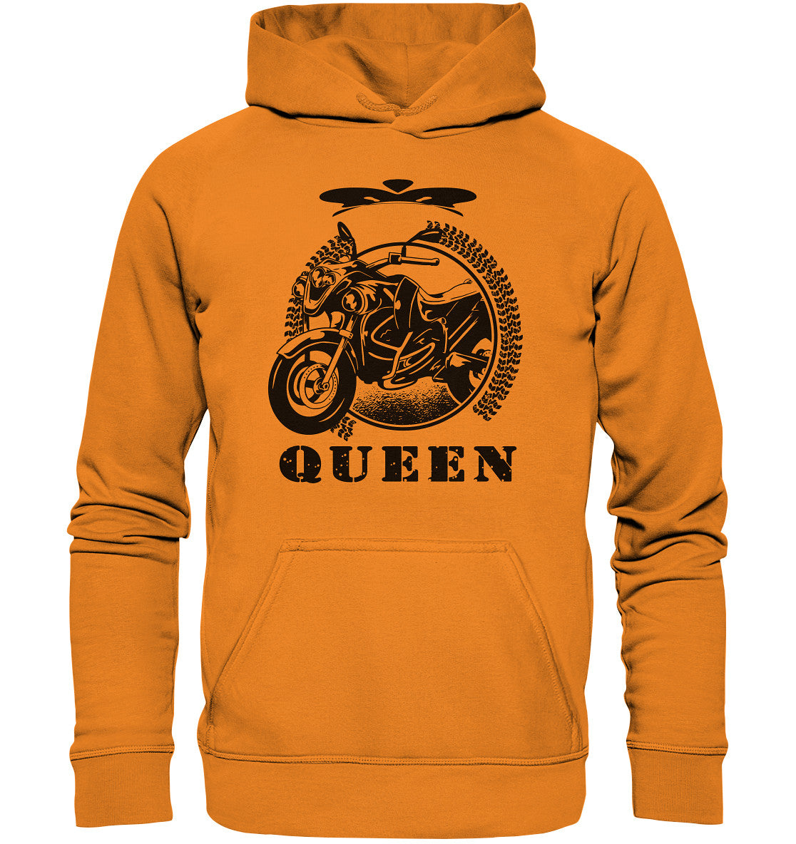 biker queen motorrad königin - basic unisex hoodie