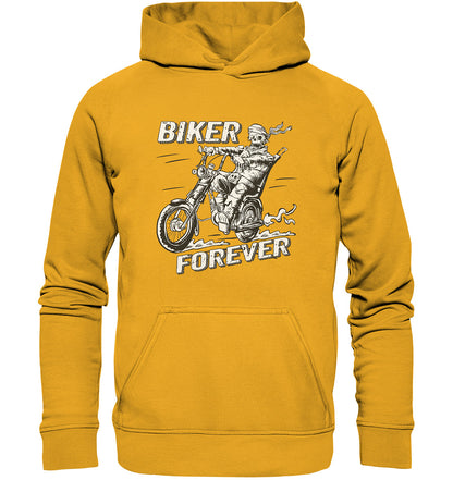 Biker forever - für immer Motorrad - Basic Unisex Hoodie Clothing Tops Basic Unisex Hoodie Hoodies