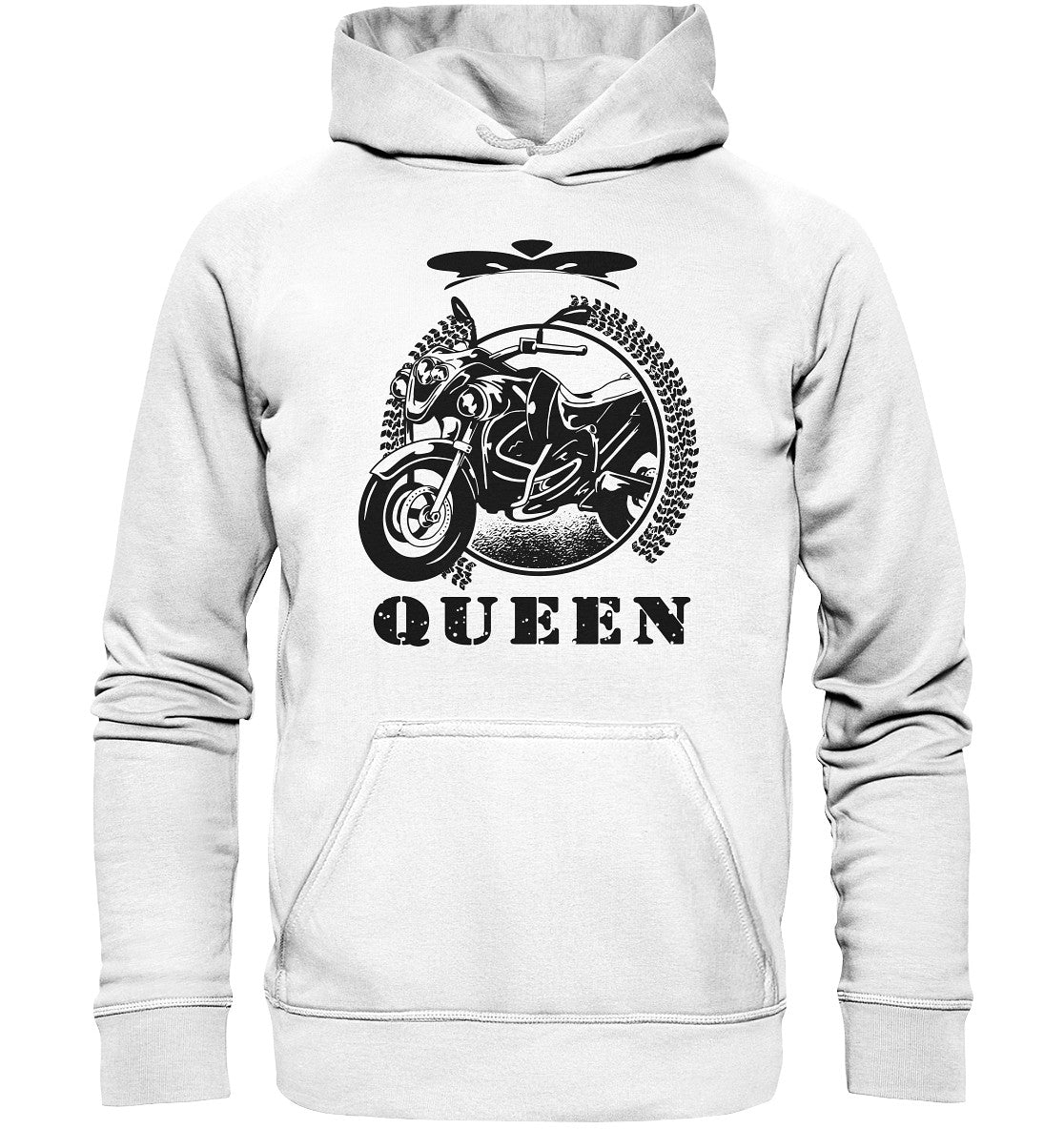 biker queen motorrad königin - basic unisex hoodie