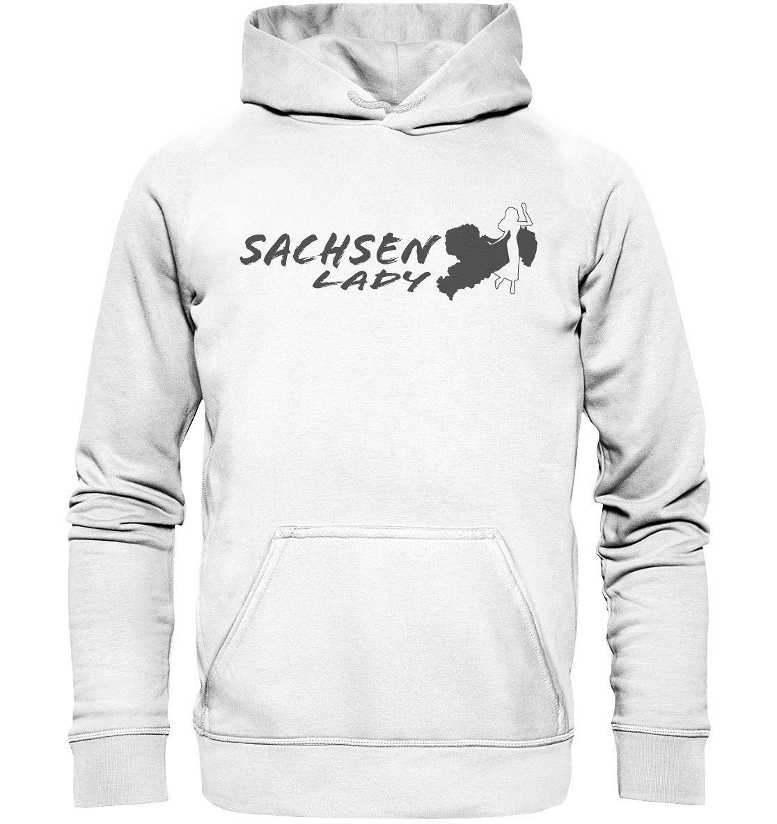 sachsenlady - sachsenladie - sachsen - dialekt - basic unisex hoodie