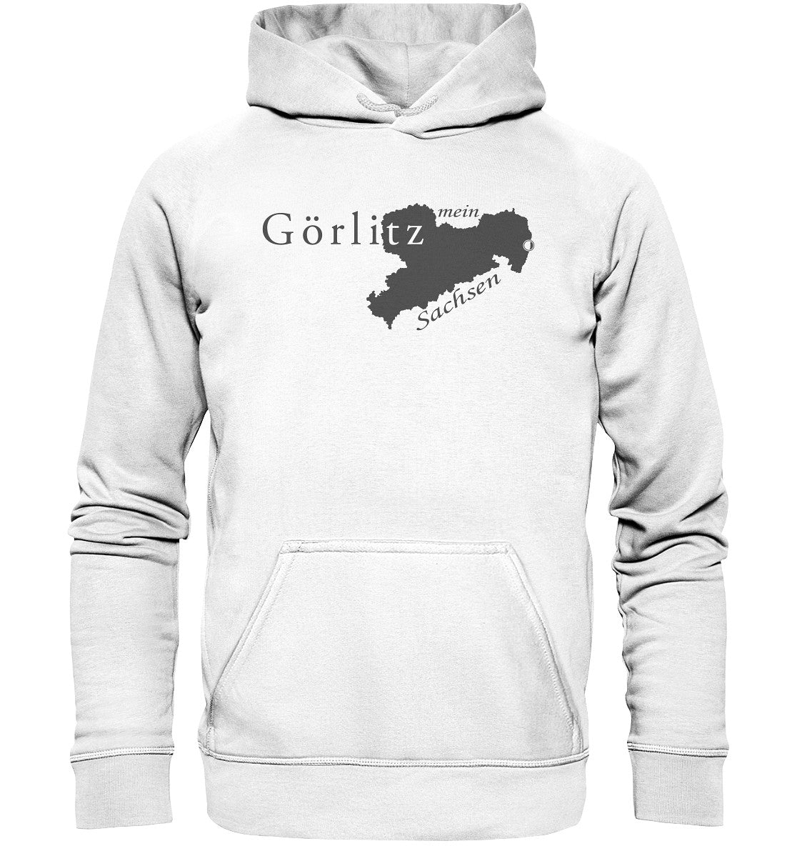 görlitz - mein sachsen - heimatstadt - basic unisex hoodie