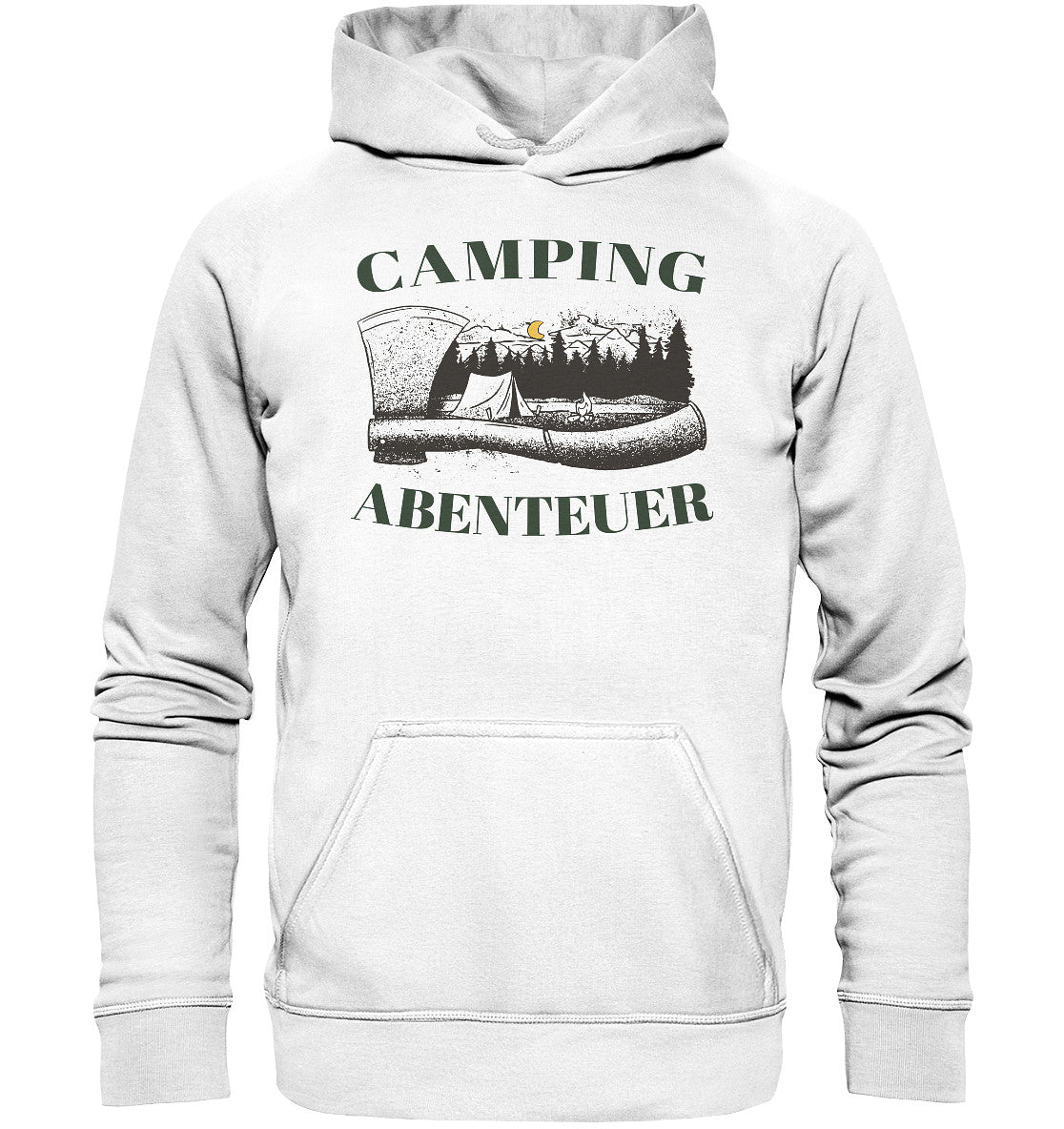 camping abenteuer - basic unisex hoodie