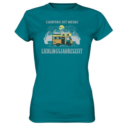 Camping ist meine Lieblingsjahreszeit - Ladies Premium Shirt