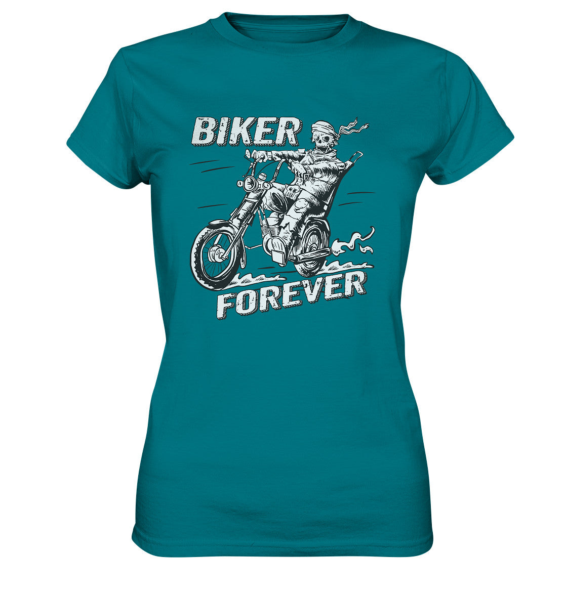 biker forever - für immer motorrad - ladies premium shirt