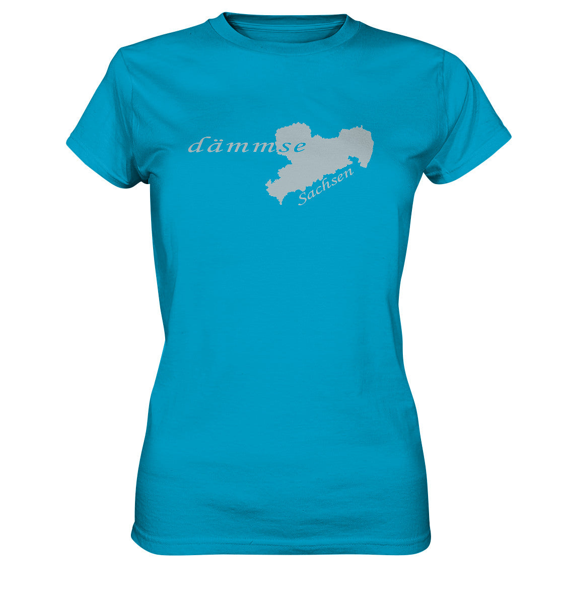 dämmse - sächsisch - heiß - schwül - ladies premium shirt