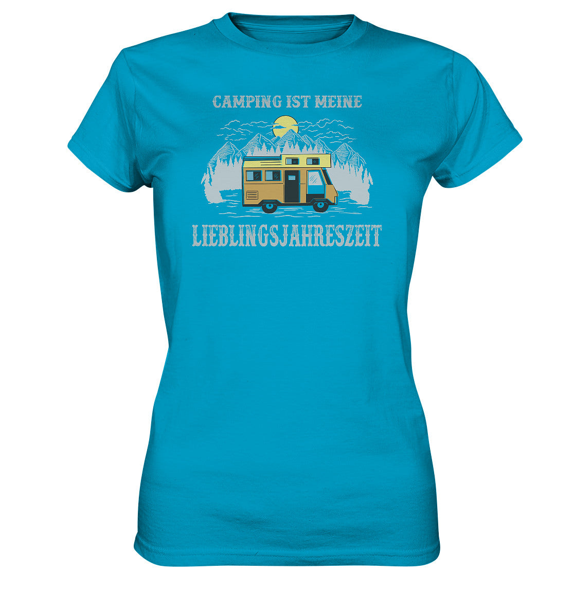 camping ist meine lieblingsjahreszeit - ladies premium shirt