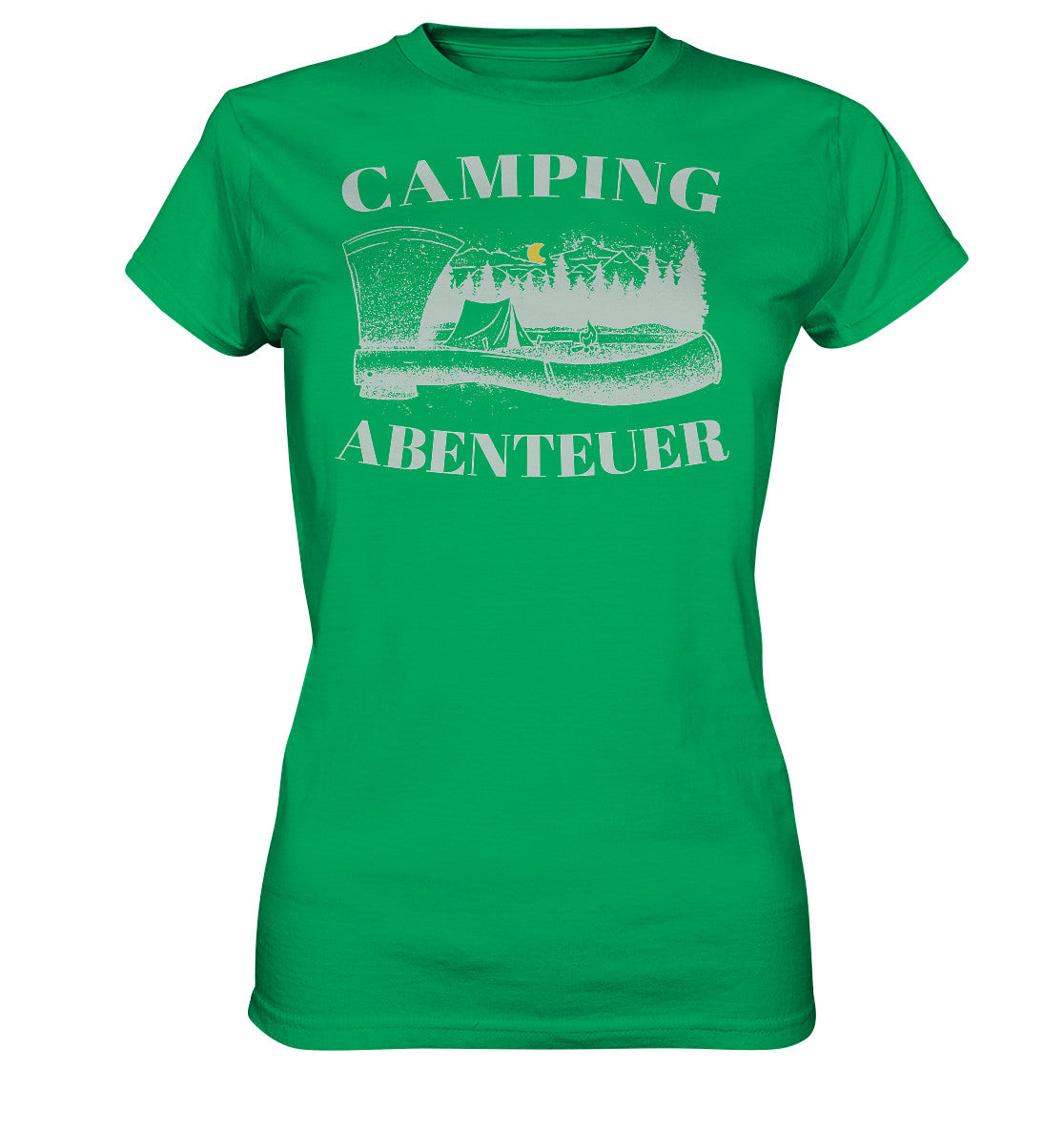 camping abenteuer - ladies premium shirt