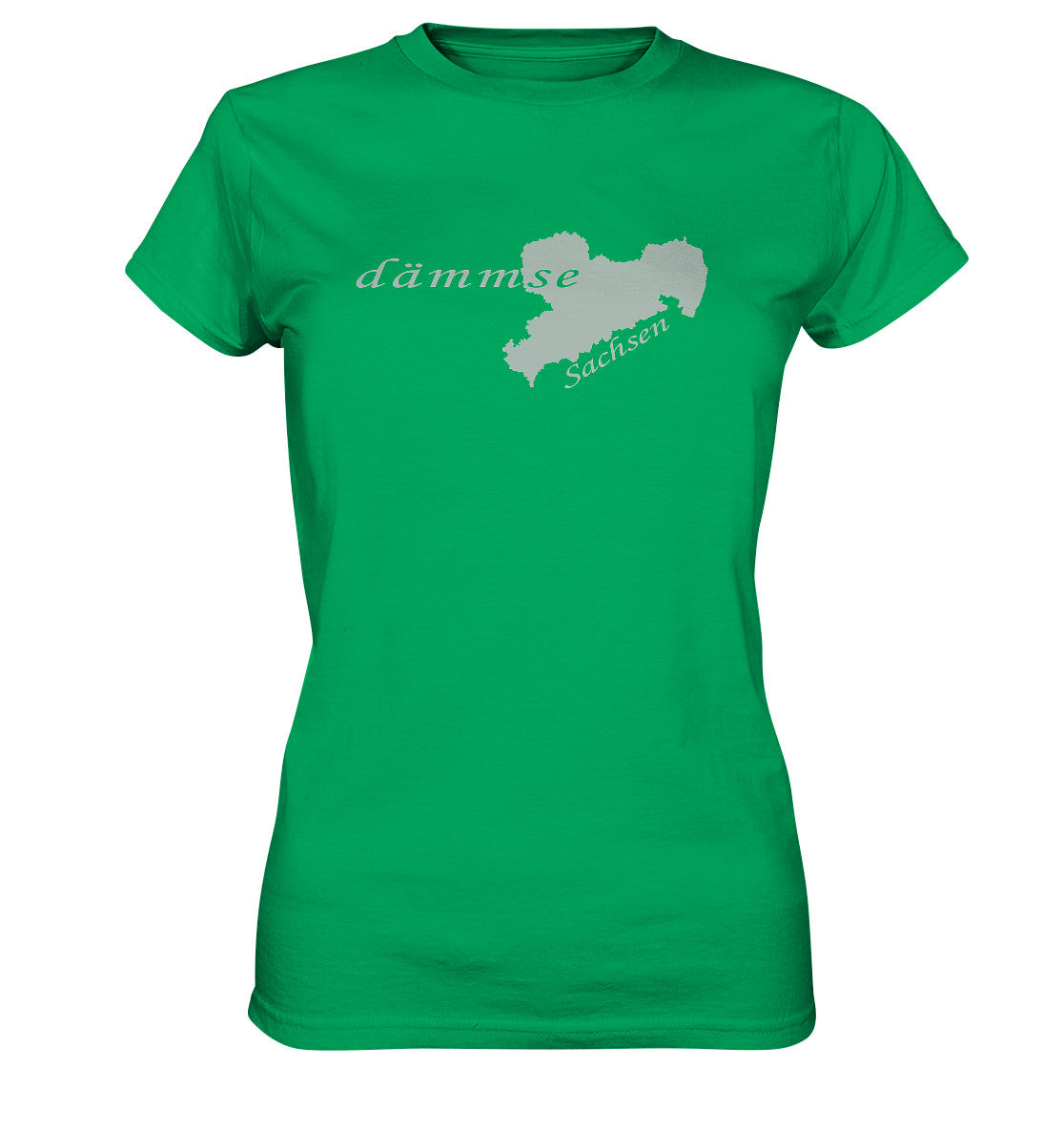 dämmse - sächsisch - heiß - schwül - ladies premium shirt