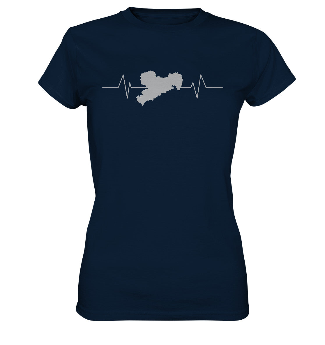 ich liebe mein sachsen - i love my saxony - ladies premium shirt