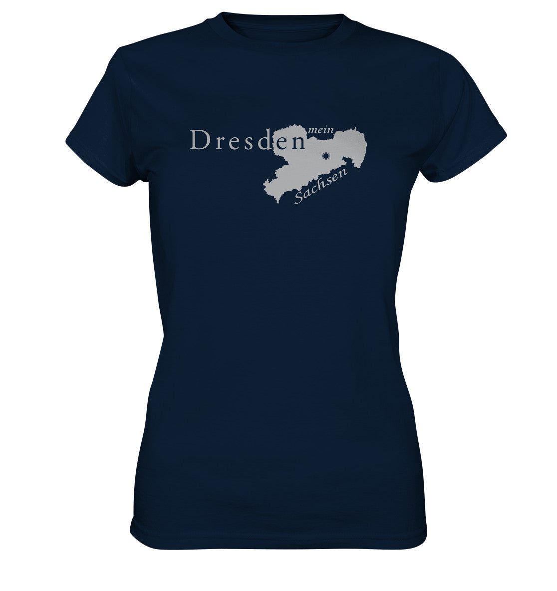 dresden - mein sachsen - heimatstadt - ladies premium shirt