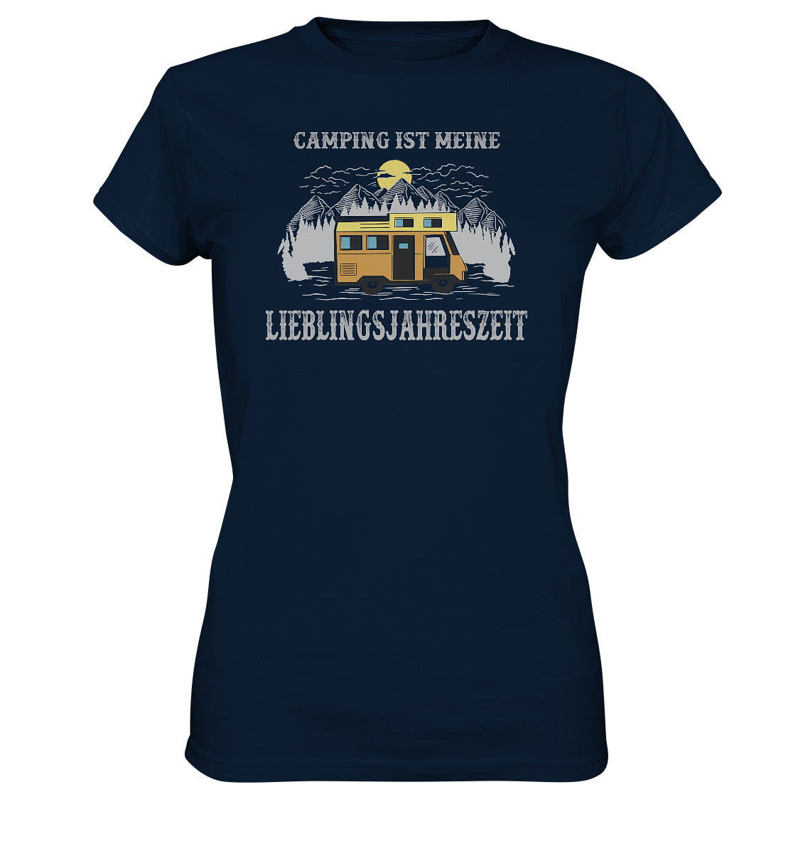 camping ist meine lieblingsjahreszeit - ladies premium shirt