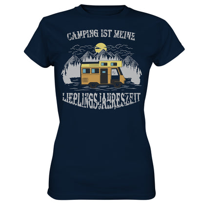 Camping ist meine Lieblingsjahreszeit - Ladies Premium Shirt