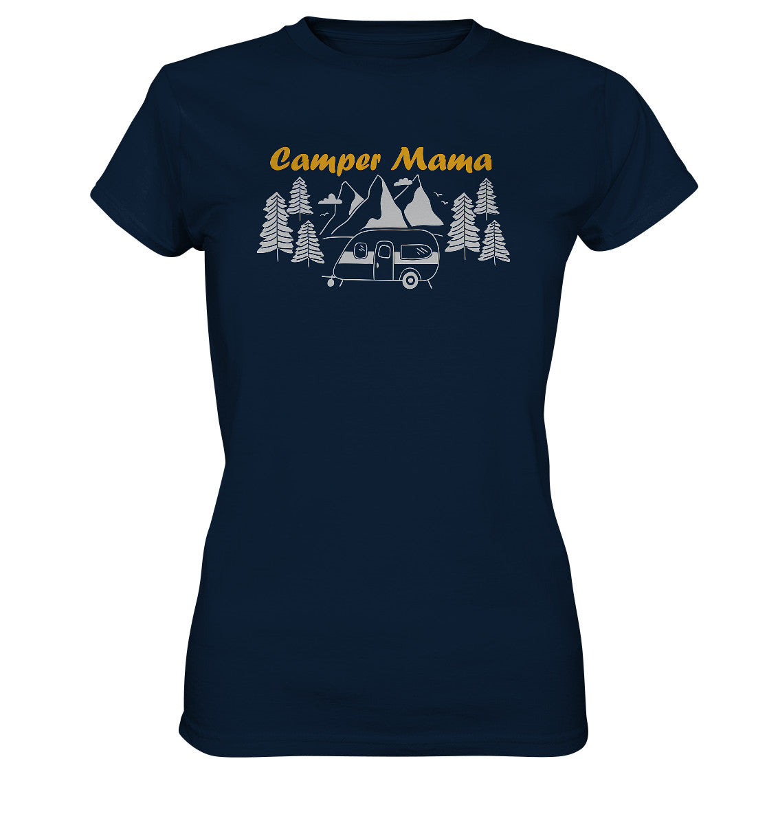 camper mama - ladies premium shirt