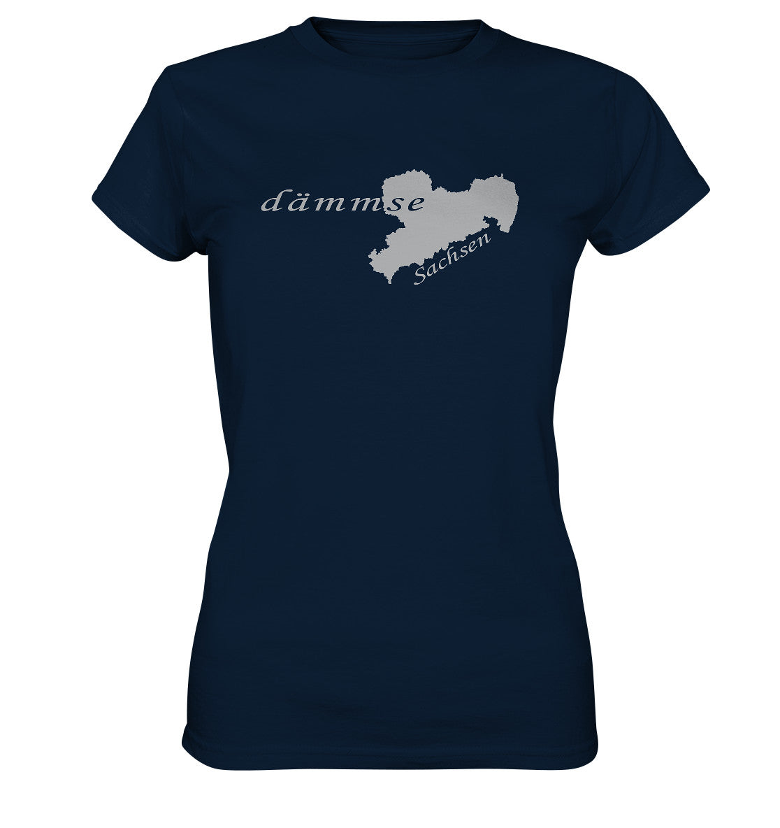 dämmse - sächsisch - heiß - schwül - ladies premium shirt