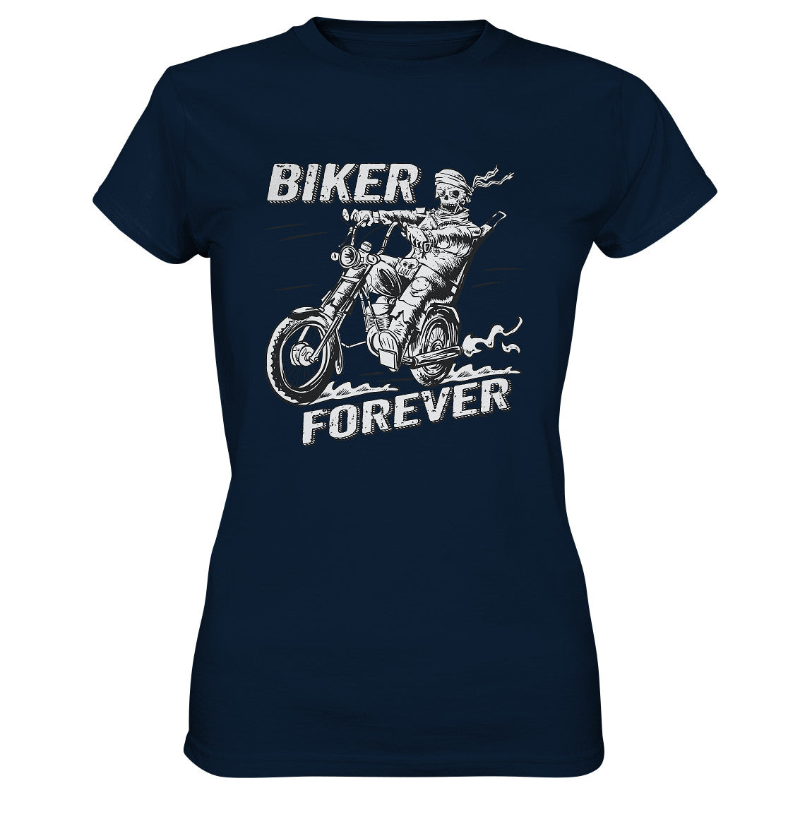 biker forever - für immer motorrad - ladies premium shirt