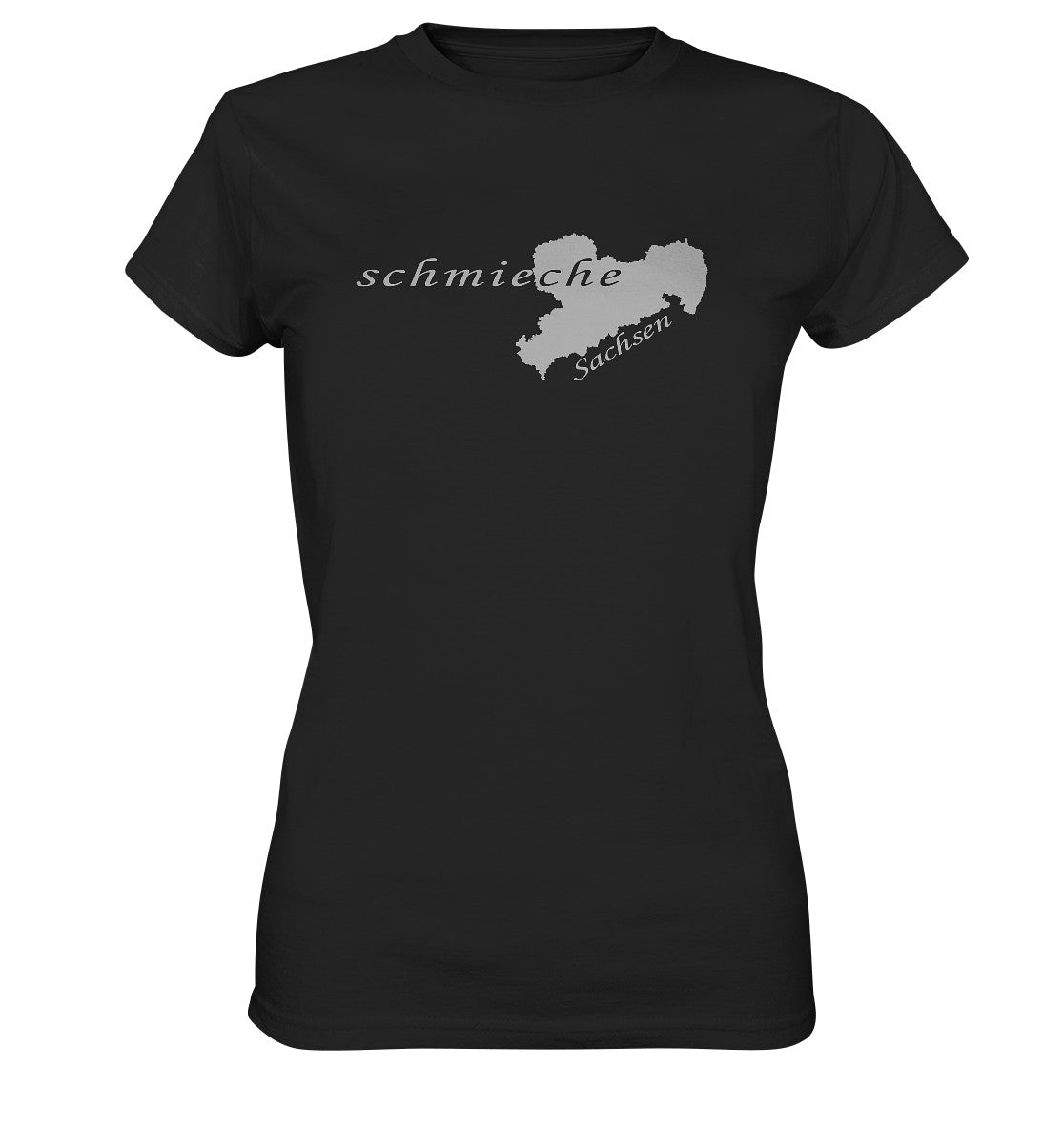 schmieche - zollstock - gliedermaßstab - sächsisch - dialekt - ladies premium shirt