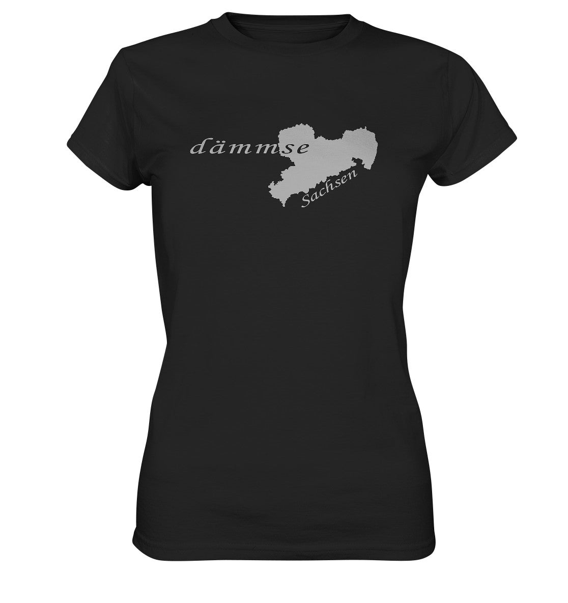 dämmse - sächsisch - heiß - schwül - ladies premium shirt