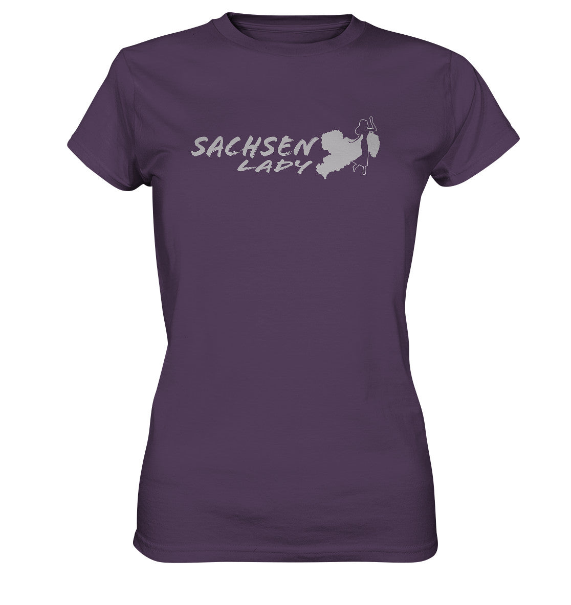 sachsenlady - sachsenladie - sachsen - dialekt - ladies premium shirt