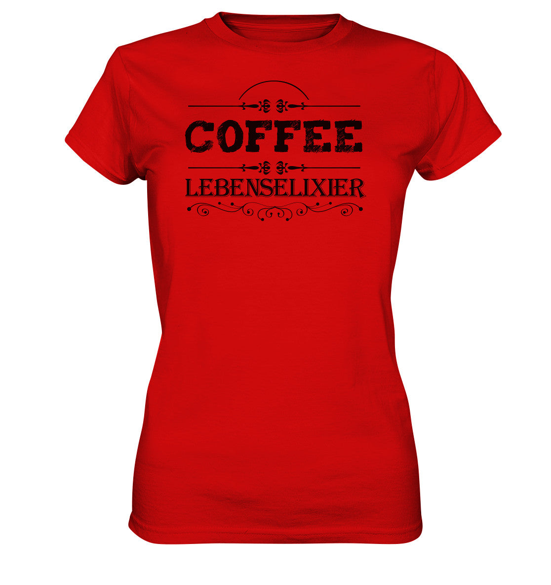 kaffee lebenselixier coffee - ladies premium shirt