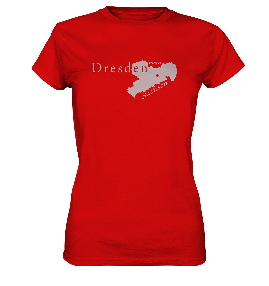 dresden - mein sachsen - heimatstadt - ladies premium shirt