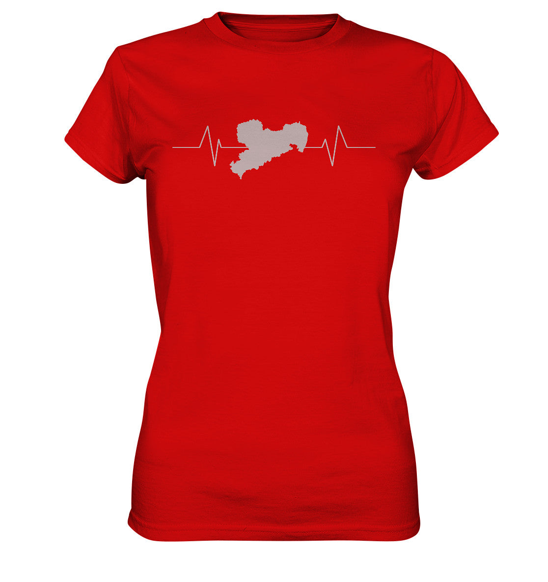 ich liebe mein sachsen - i love my saxony - ladies premium shirt