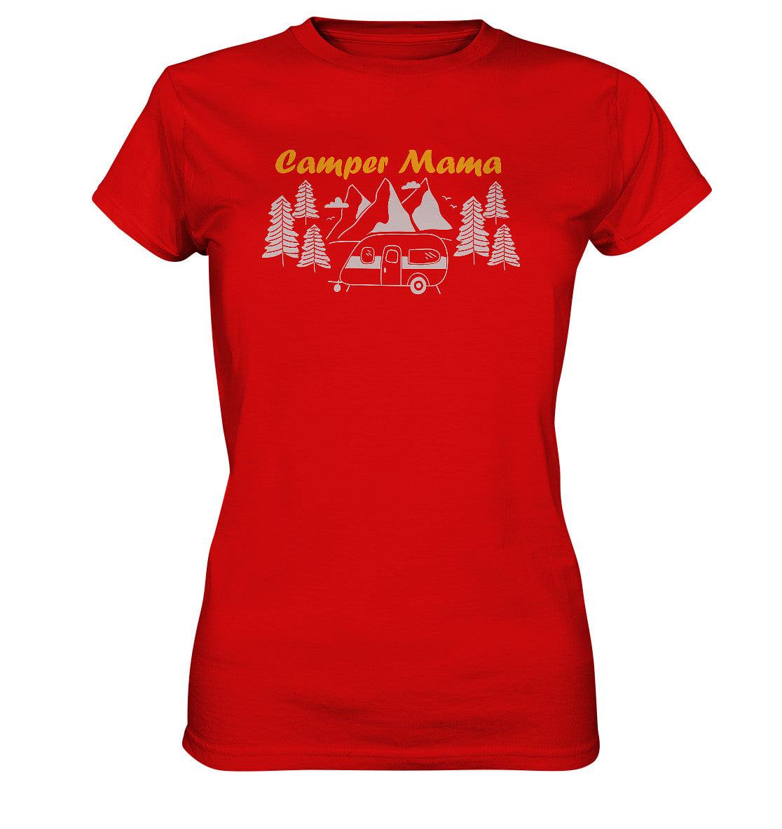 camper mama - ladies premium shirt