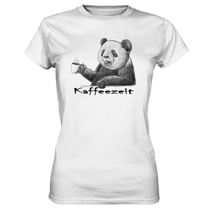 Pandabär Kaffeezeit - Ladies Premium Shirt