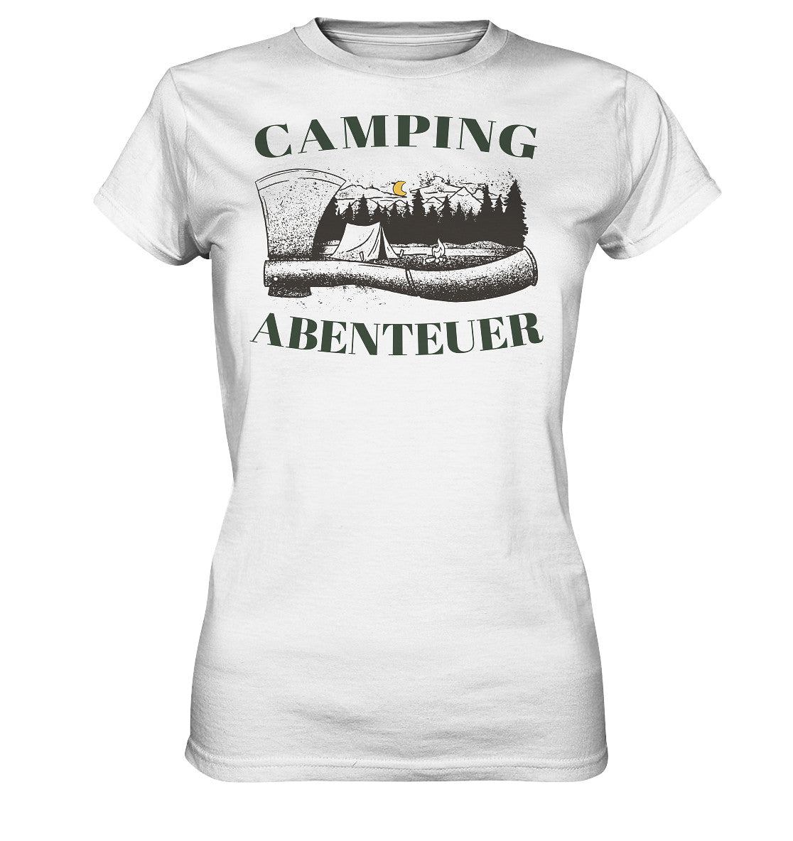 camping abenteuer - ladies premium shirt