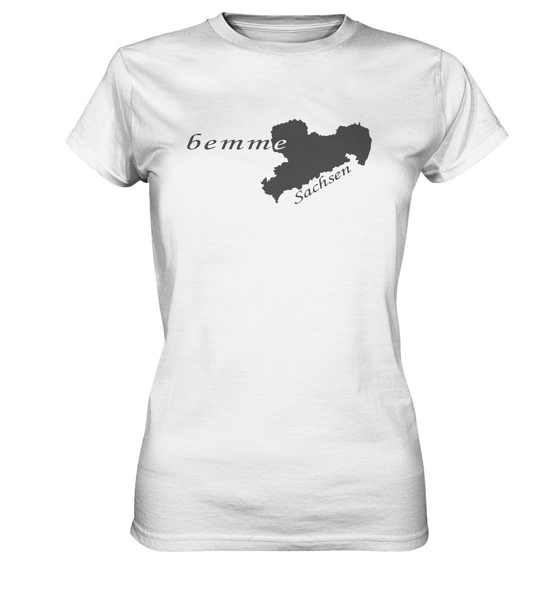 bemme . schnitte - brot - sächsisch - dialekt - ladies premium shirt