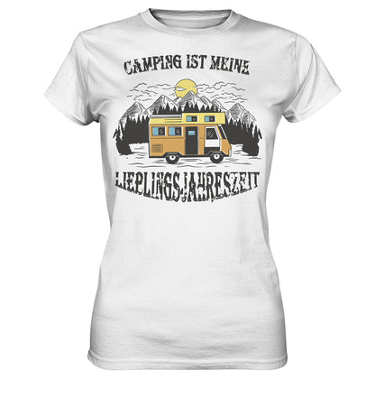 Camping ist meine Lieblingsjahreszeit - Ladies Premium Shirt