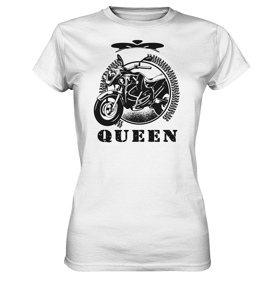 biker queen motorrad königin - ladies premium shirt