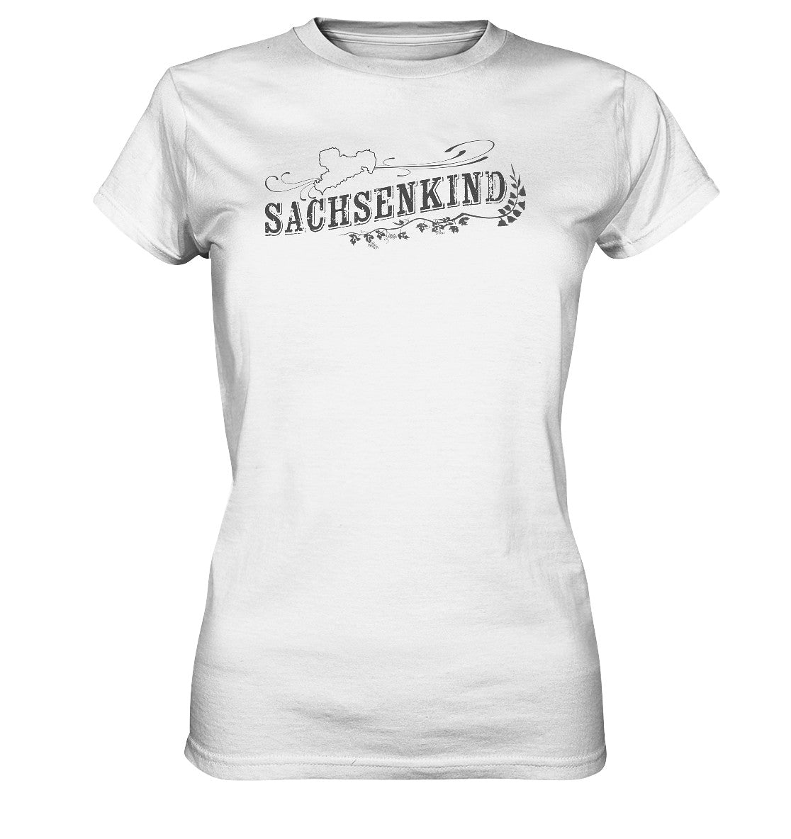 sachsenkind - sachsen - sächsisch - ladies premium shirt