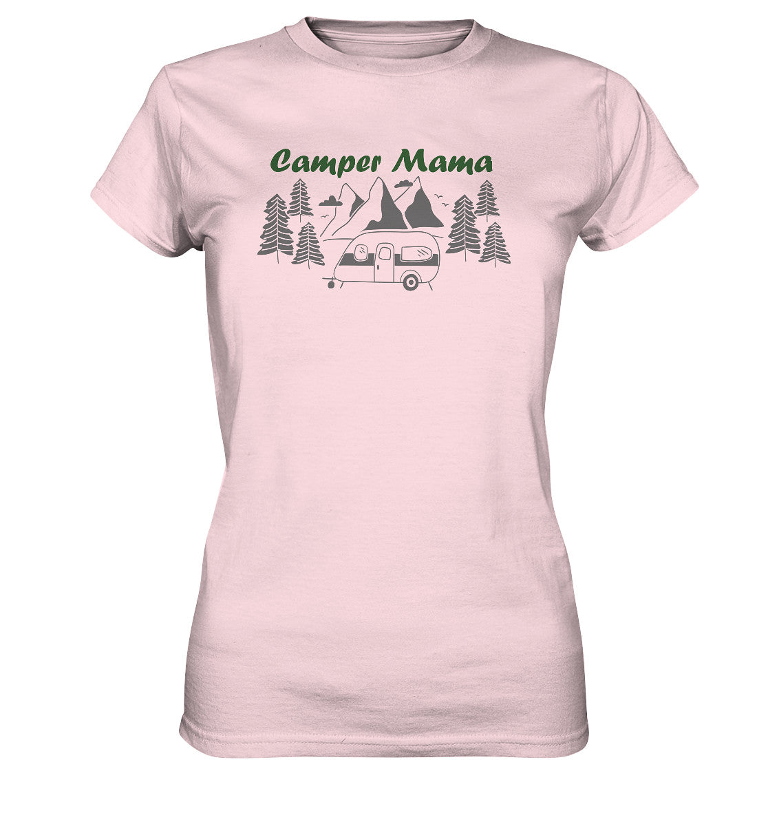 camper mama - ladies premium shirt