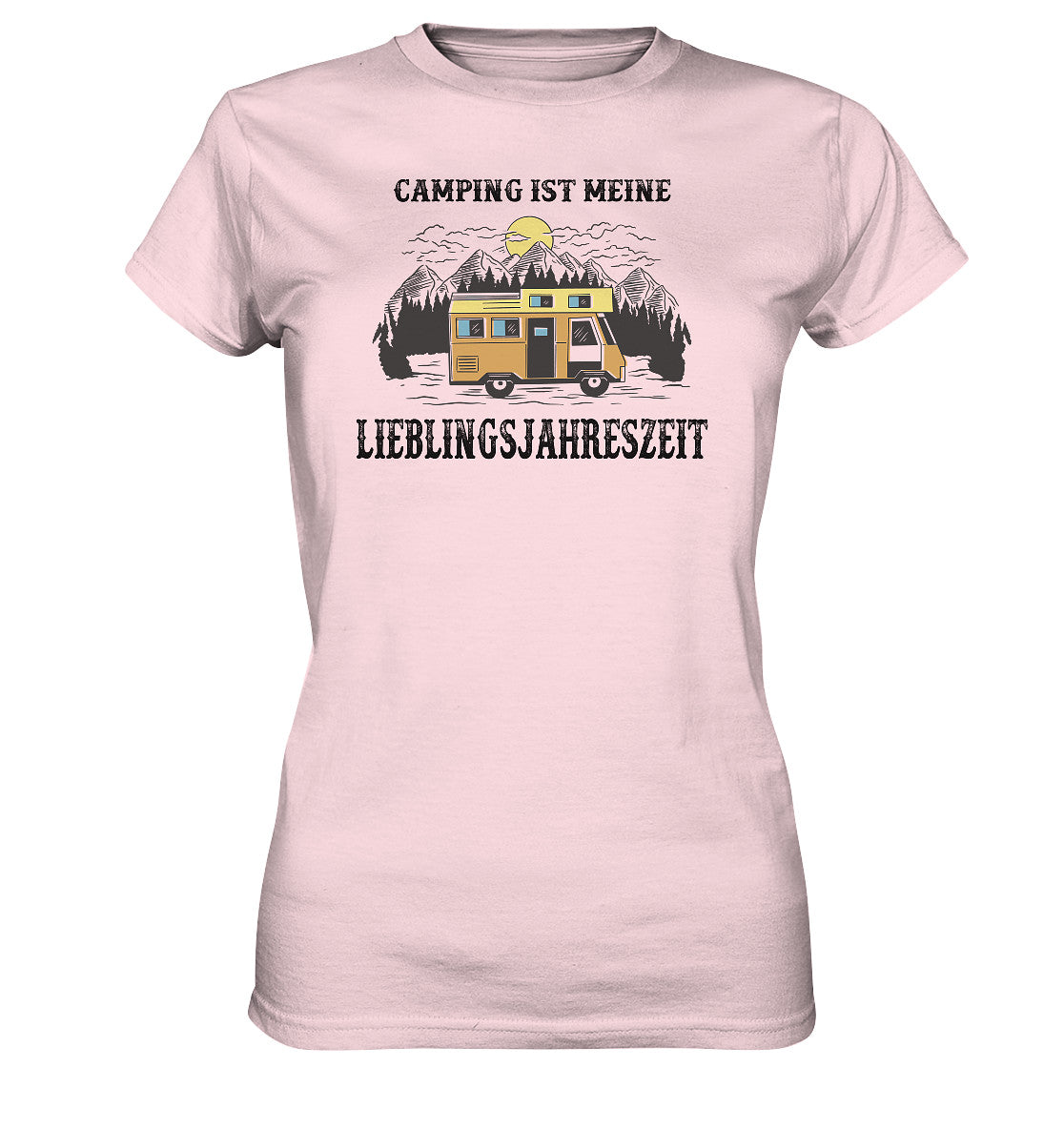 camping ist meine lieblingsjahreszeit - ladies premium shirt