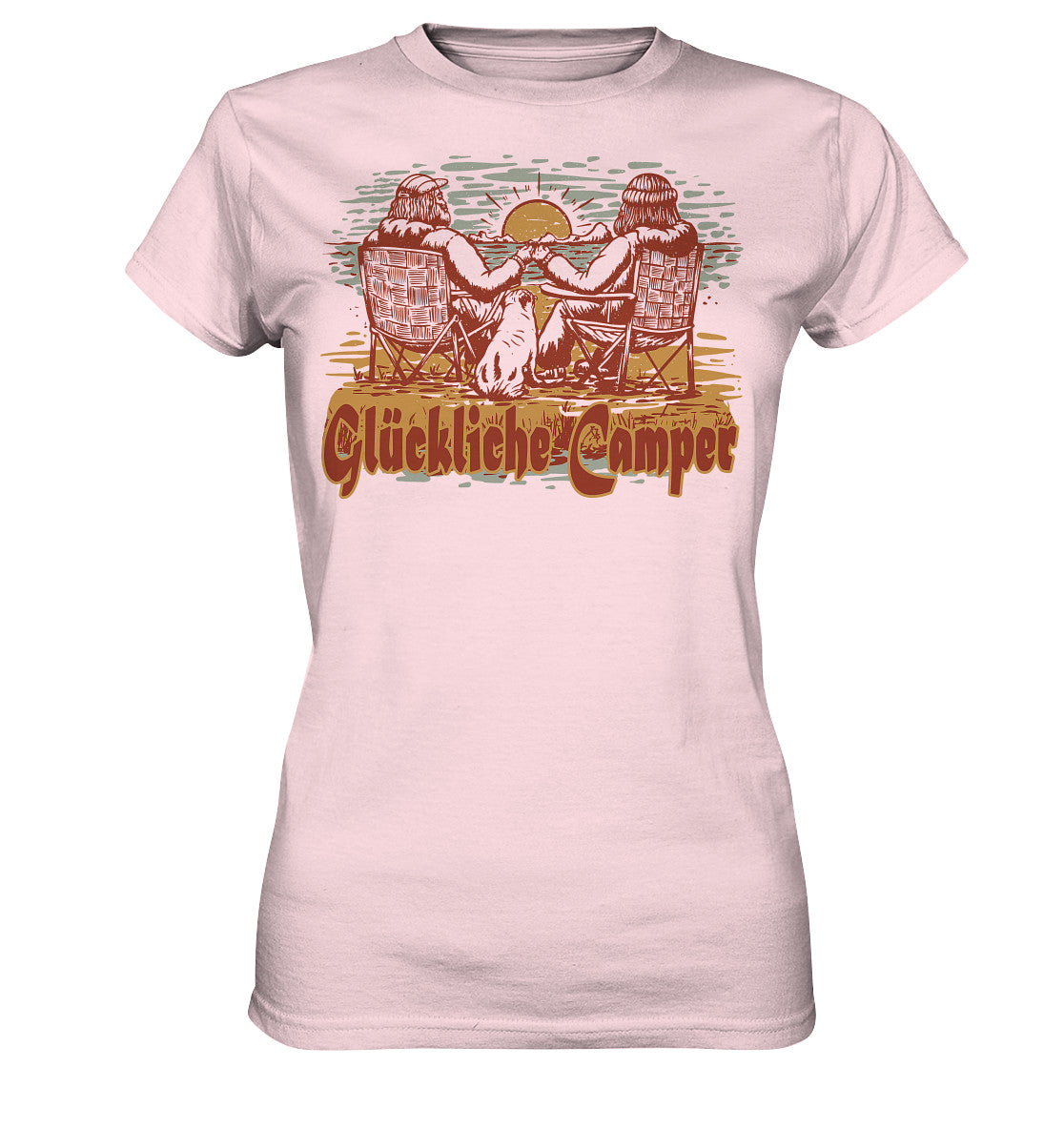 glückliche camper - ladies premium shirt