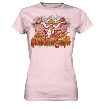 Glückliche Camper - Ladies Premium Shirt