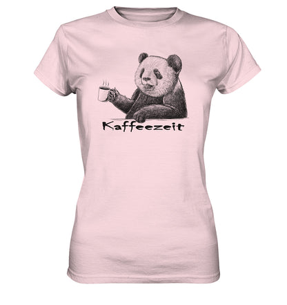 Pandabär Kaffeezeit - Ladies Premium Shirt