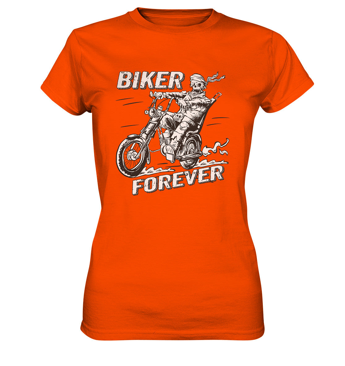 biker forever - für immer motorrad - ladies premium shirt