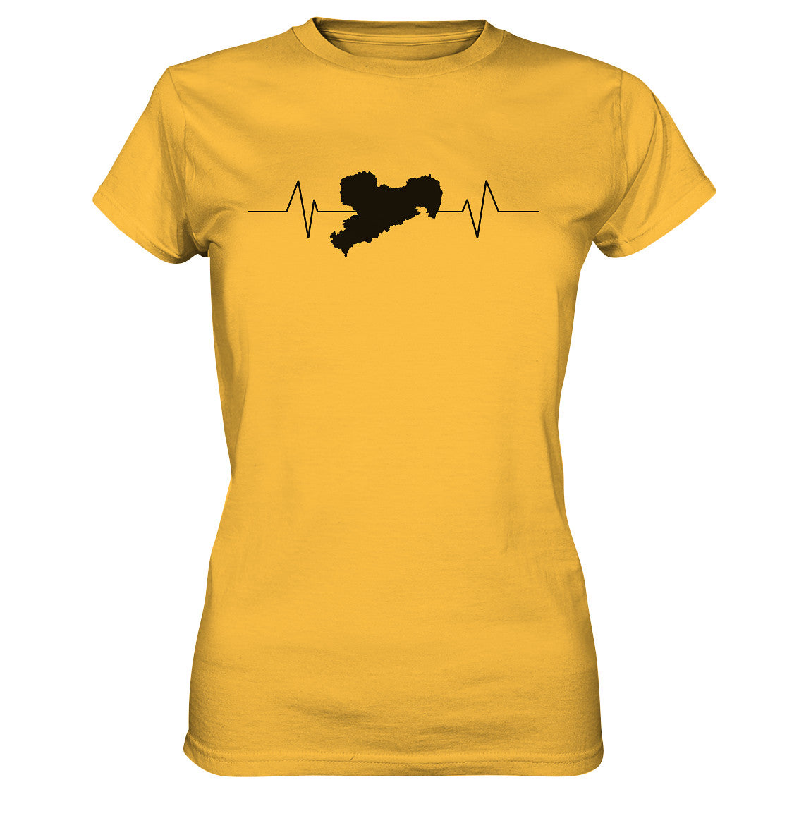 ich liebe mein sachsen - i love my saxony - ladies premium shirt