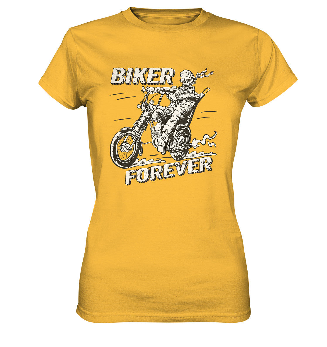 biker forever - für immer motorrad - ladies premium shirt