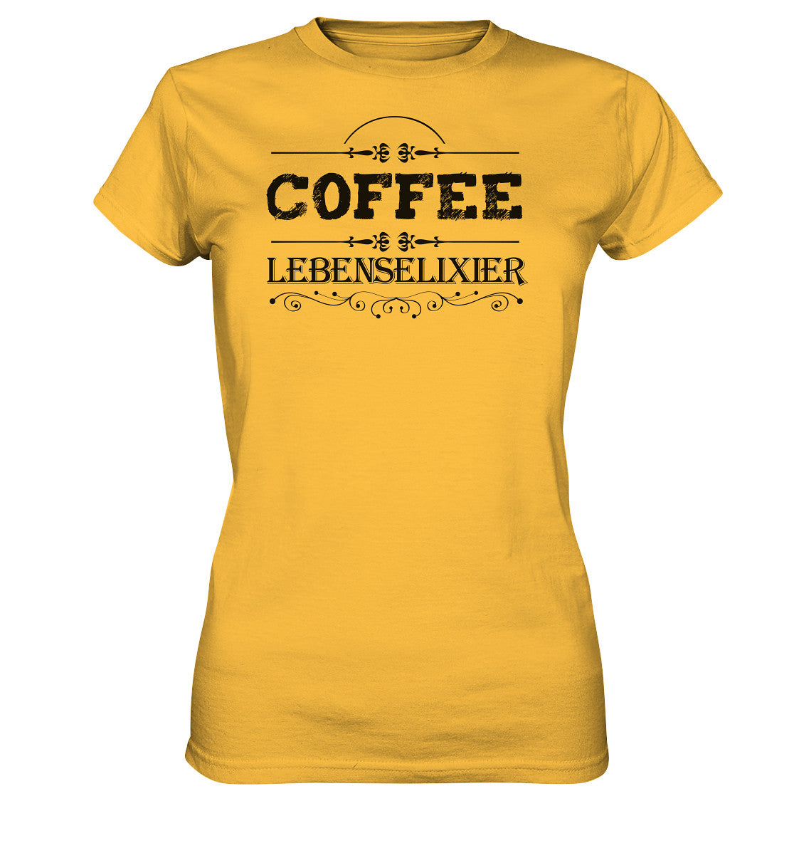 kaffee lebenselixier coffee - ladies premium shirt