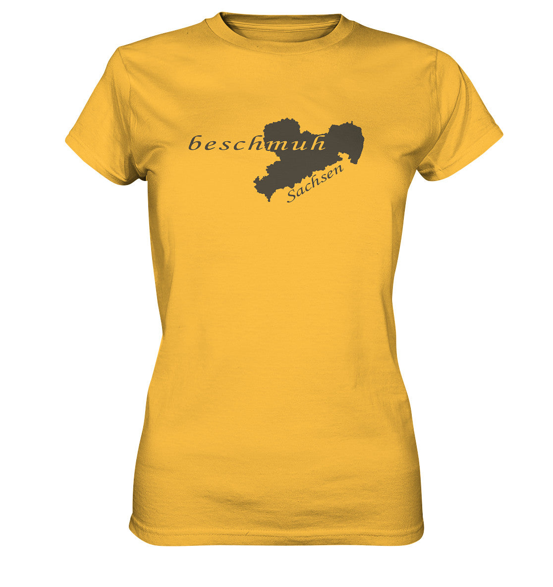 beschmuh - sachsen - sächsisch - dialekt - ladies premium shirt