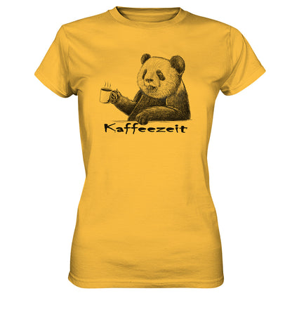 Pandabär Kaffeezeit - Ladies Premium Shirt