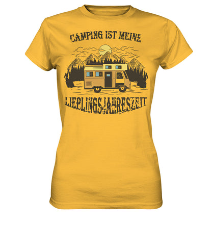 Camping ist meine Lieblingsjahreszeit - Ladies Premium Shirt