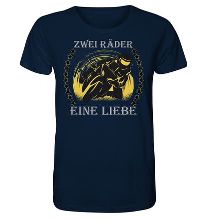 Zwei Räder, eine Liebe - Motorrad Bike Leidenschaft - Organic Shirt