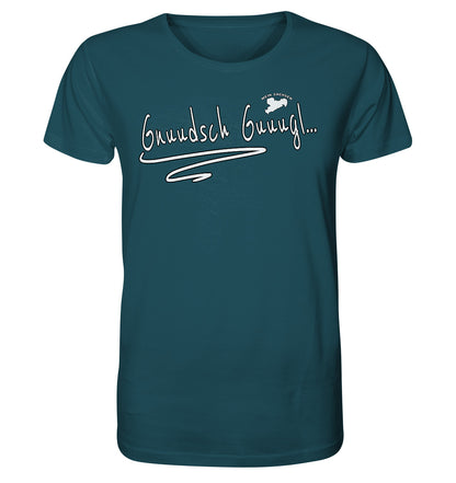 Gnuudsch Guuugl - Knutschkugel - Sächsisch - Spruch - Organic Shirt