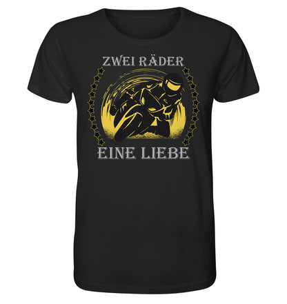 Zwei Räder, eine Liebe - Motorrad Bike Leidenschaft - Organic Shirt