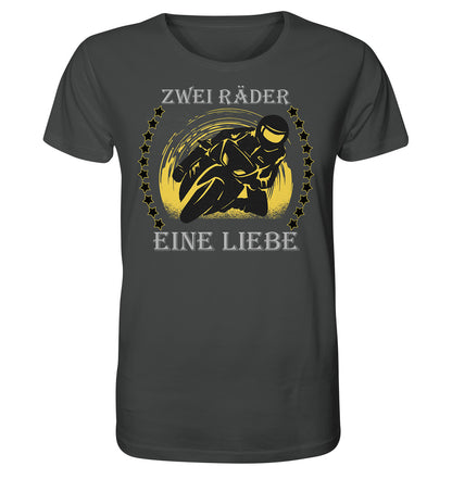 Zwei Räder, eine Liebe - Motorrad Bike Leidenschaft - Organic Shirt