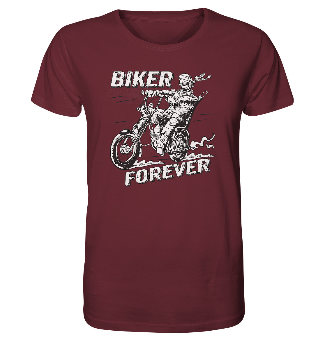 biker forever - für immer motorrad - organic shirt